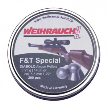 Weihrauch F+T Special Pellets .22  - Tin of 200